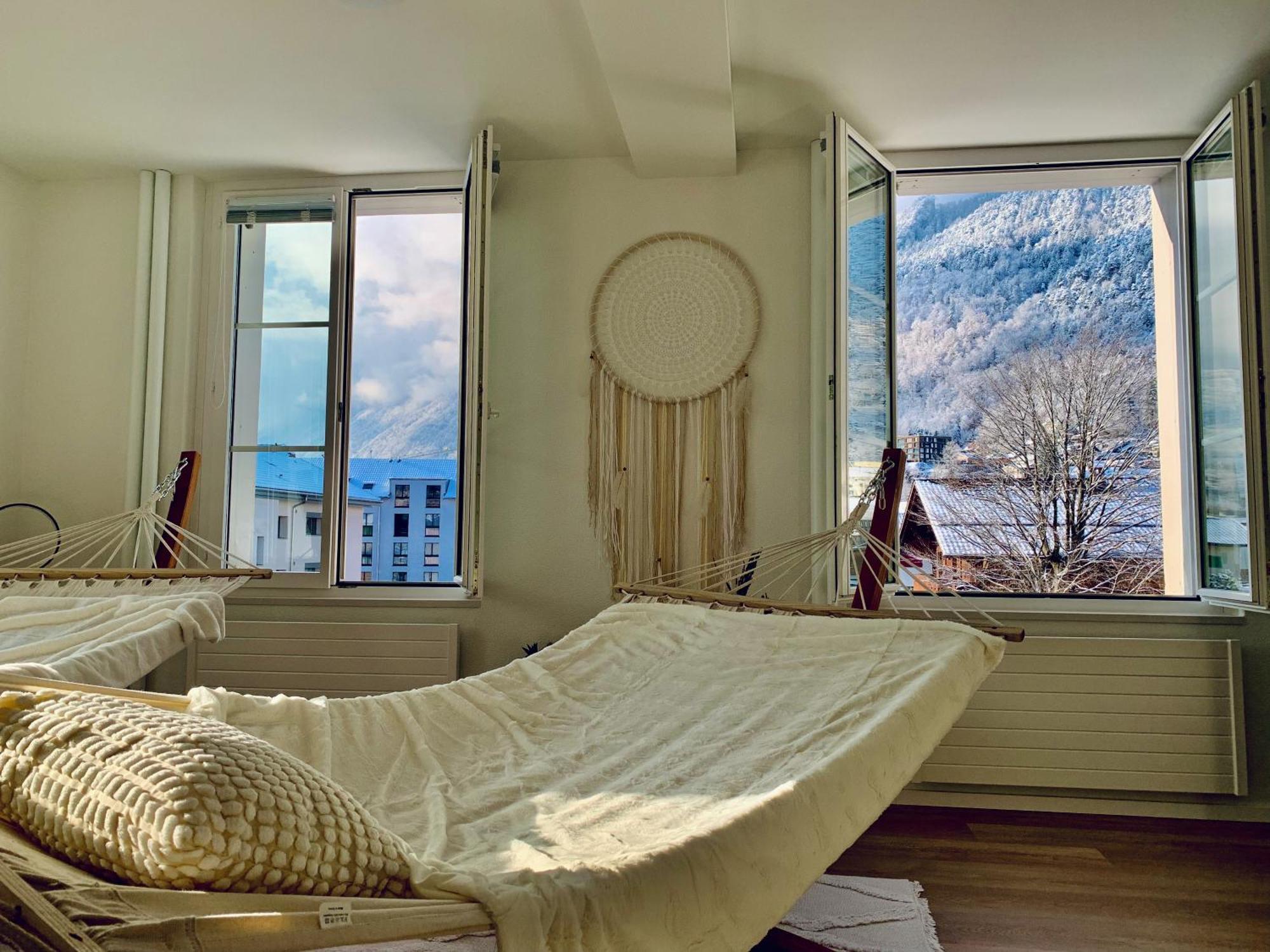 Eva O Wellnessoasis O Montainview O Pizzaoven O Appartement Ingenbohl Buitenkant foto